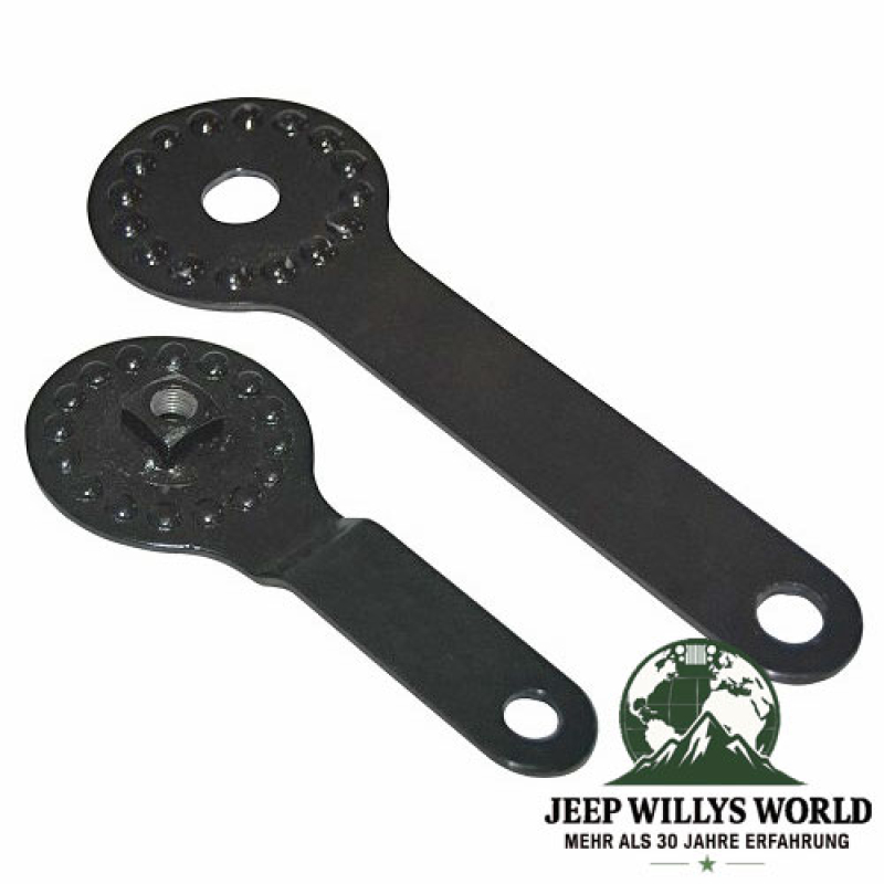 Scheibenrahmen Versteller Ausstellarm links Jeep CJ2A 46-49