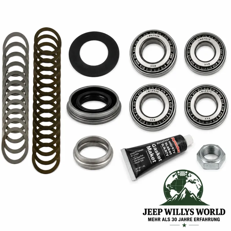 Spicer Differential Lager Master Reparatursatz Hinterachse Dana 44 mit True-Lok. Jeep Wrangler JK Rubicon (07-18)
