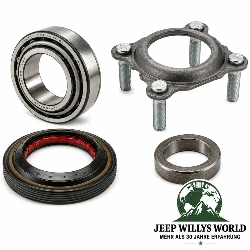 Spicer Radlager Set 4-teilig Hinterachse Dana 35 + 44 . Jeep Wrangler JK (07-18)