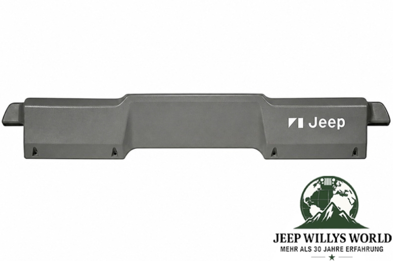 Armaturenbrett Polster Dashpad Grau mit Logo Jeep CJ 76-86