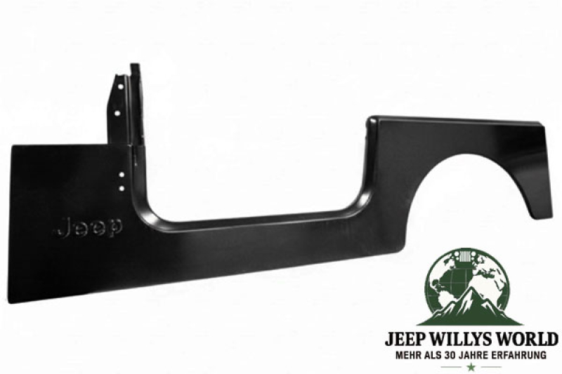 Karosserieseitenteil links mit Prägung Jeep CJ7 Wrangler 76-95