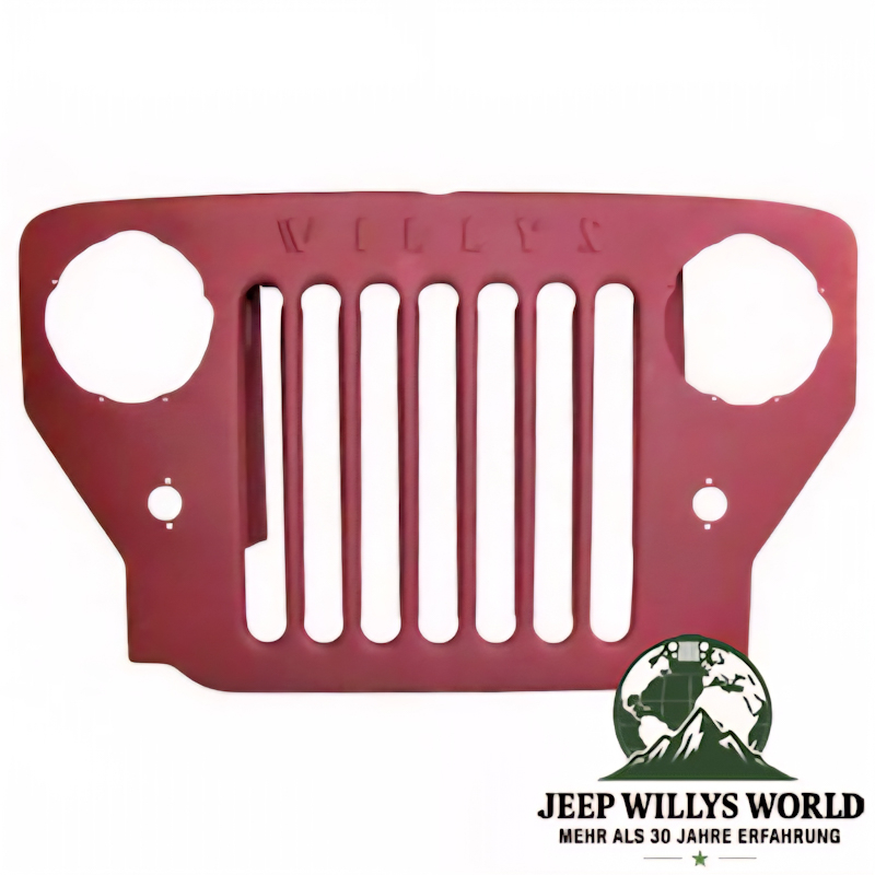 Kühlergrill Frontmaske mit Willys Logo Jeep CJ3B 53-64