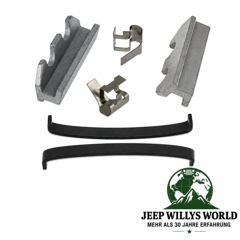 Raybestos Bremssattel Befestigungssatz vorne links und rechts 10" Trommelbremse Jeep CJ5 CJ7 CJ8 (1978-1981)