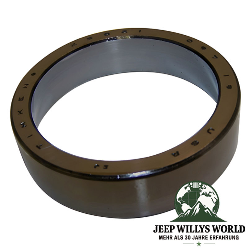 Crown Lager Schale  Dana 44 Hinterachse Dana 20, 300 Verteilergetriebe Ausgang. Jeep CJ / Willys MB / Ford GPW (1941-1986). Produktbild von oben, Seite zu sehen..
