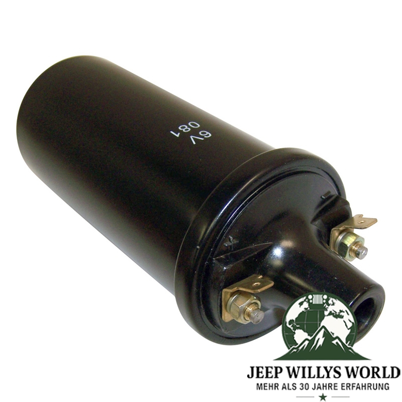Ignition coil 6 Volt Jeep WillyS MB CJ Ford GPW 41–58