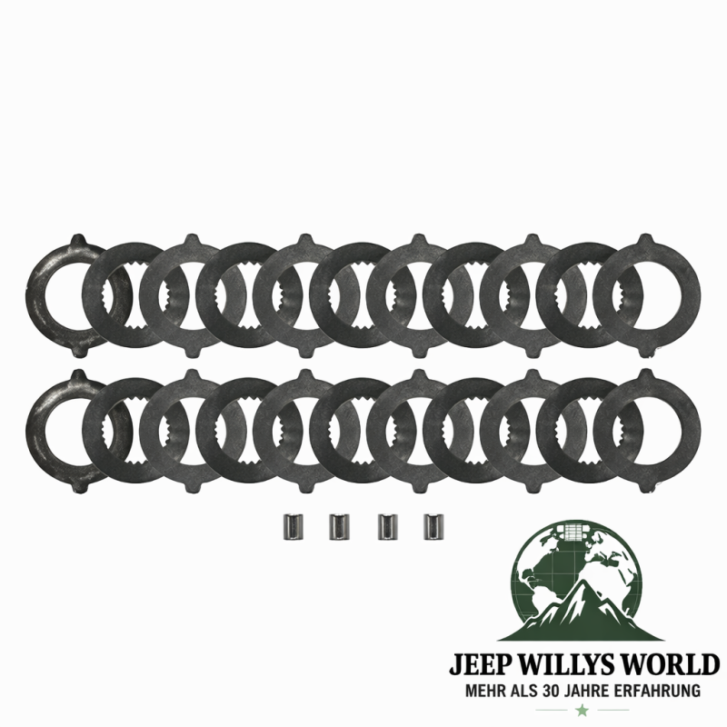 Differential Trac-Lok Scheiben Set Dana 44 Jeep CJ + Wrangler + Cherokee 86-06