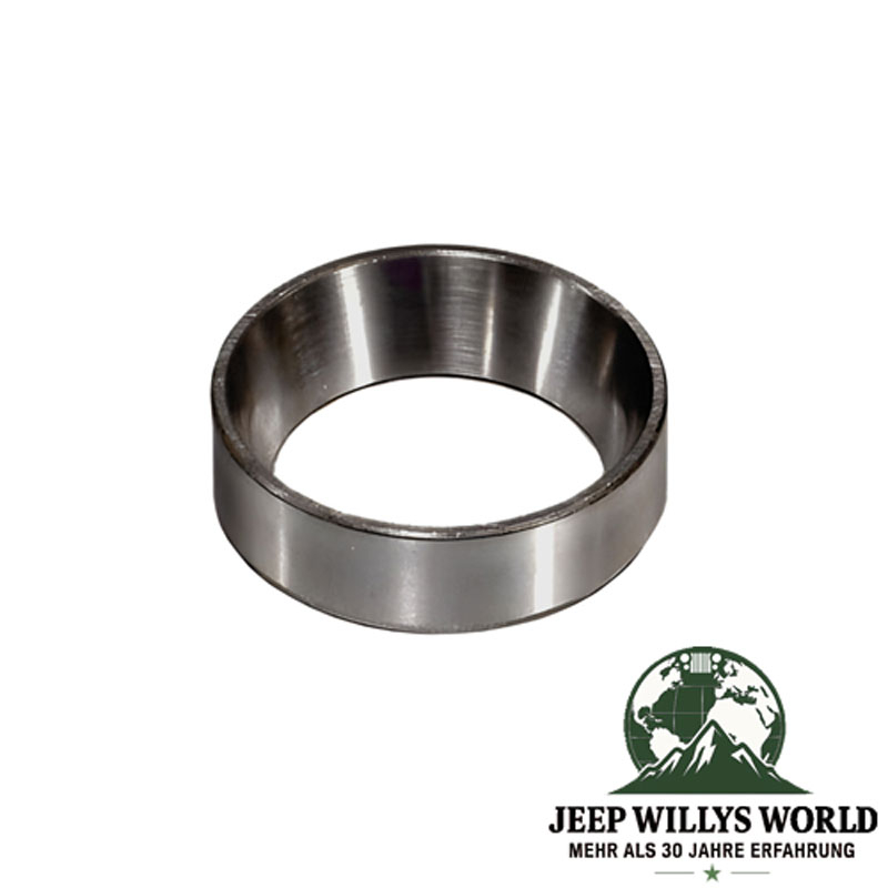Lager Schale Dana 300 Verteilergetriebe Ausgang vorne, Dana 30 Vorderachse, Dana 35 & Chrysler 8.25 Hinterachse. Jeep CJ5 CJ7 CJ8 / Wrangler YJ TJ / Cherokee XJ / Grand Cherokee ZJ ZG WJ WG WK (1966-2012), von oben seitlich.