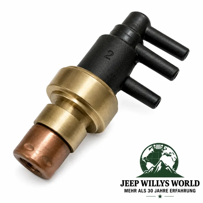 Standard Carburetor Vacuum Switch. Jeep CJ / Cherokee XJ / Comanche MJ / Wrangler YJ 2,5L + 2,8L Engine (1983-1996)