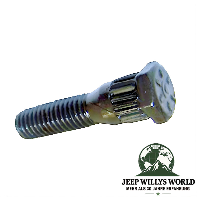 Abgaskrümmer Schraube, Flammrohr zu Krümmer für 2,5L oder 4,0L Motor. Jeep Cherokee XJ / Wrangler YJ / TJ / Grand Cherokee ZJ / Comanche MJ (1984-2002).