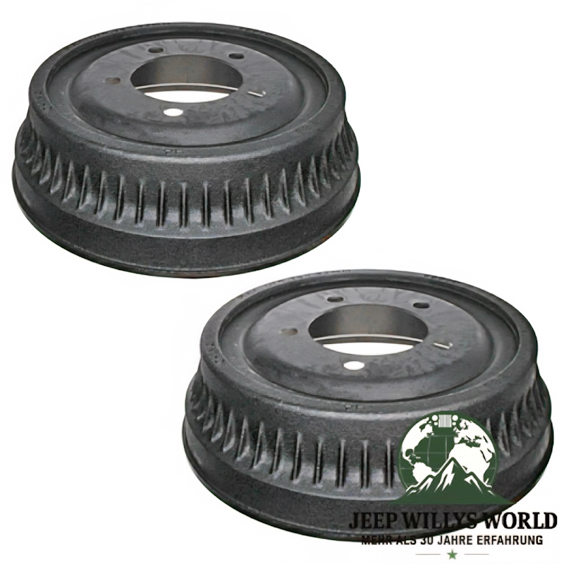 11 Inch Brake Drum Pair Jeep CJ 74-78