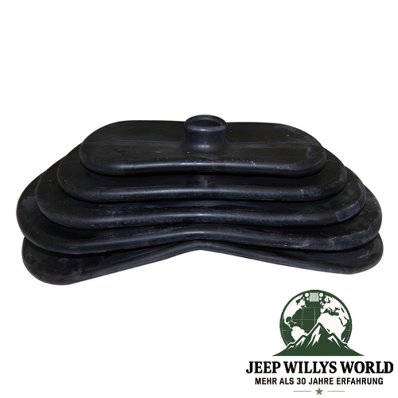Shifter Boot Dana 20 Transfer Case with T14, T15, T18 or T150 Manual Transmission Jeep CJ5 CJ7 (76-79)