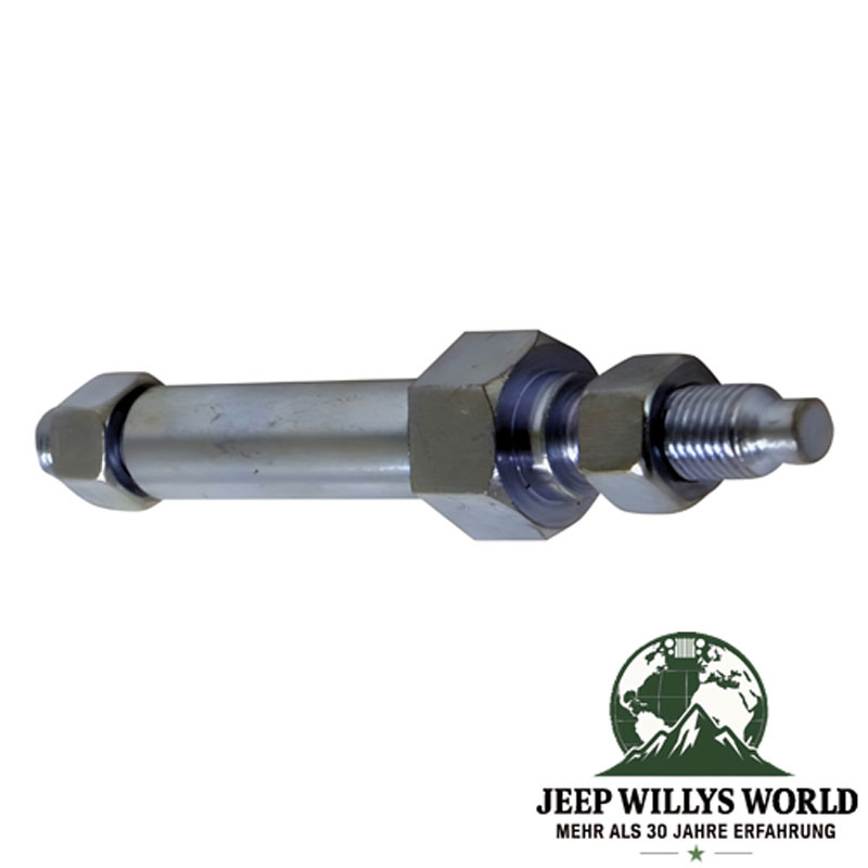 Getriebeauflage, Drehmomentstütze Dana 300 Verteilergetriebe Jeep CJ, Wrangler YJ 76-86, Nahaufnahme.
