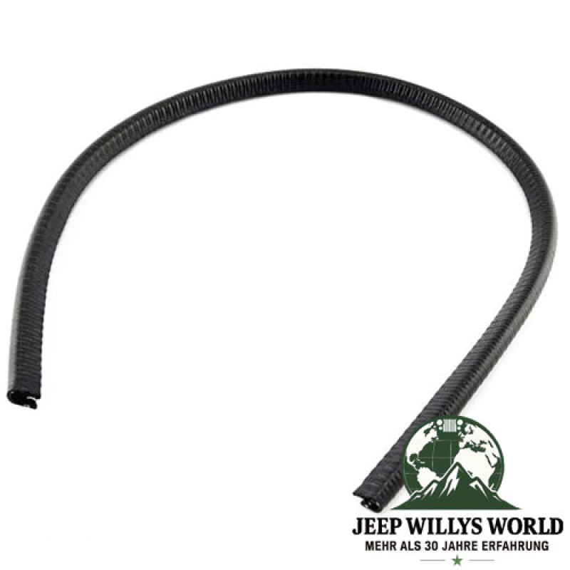 Door Glass Edge Seal Front Right or Left Jeep CJ 76-81