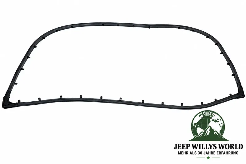 Hardtop Lift Gate Weatherstrip Tail Gate Jeep CJ7, CJ8, 76-86, Product Picture.