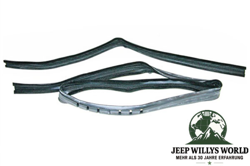 Türdichtung Fensterführung Set vorne rechts oder links Jeep CJ + Wrangler 76-95