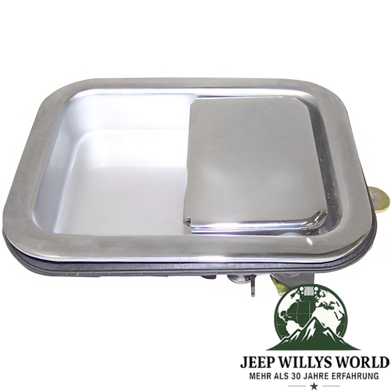 Door Paddle Handle Chrome Outside Jeep CJ + Wrangler 81-06