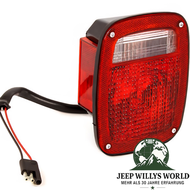 Tail light US left with Side marker Jeep CJ 81-86
