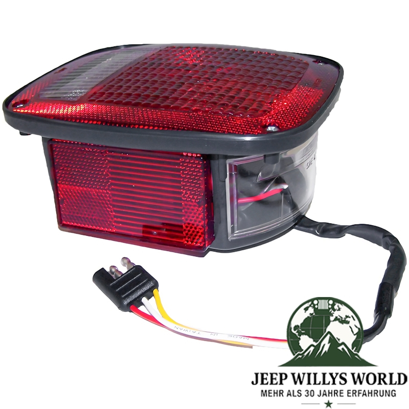 Tail light US left with Side marker Jeep CJ 81-86
