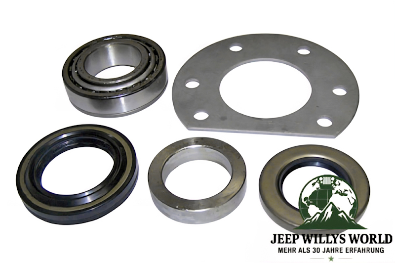 Radlagersatz Dana 44 Hinterachse inkl. Simmerring und Schrumpfring. Jeep CJ5 CJ6 CJ7 CJ8 (1969-1986).