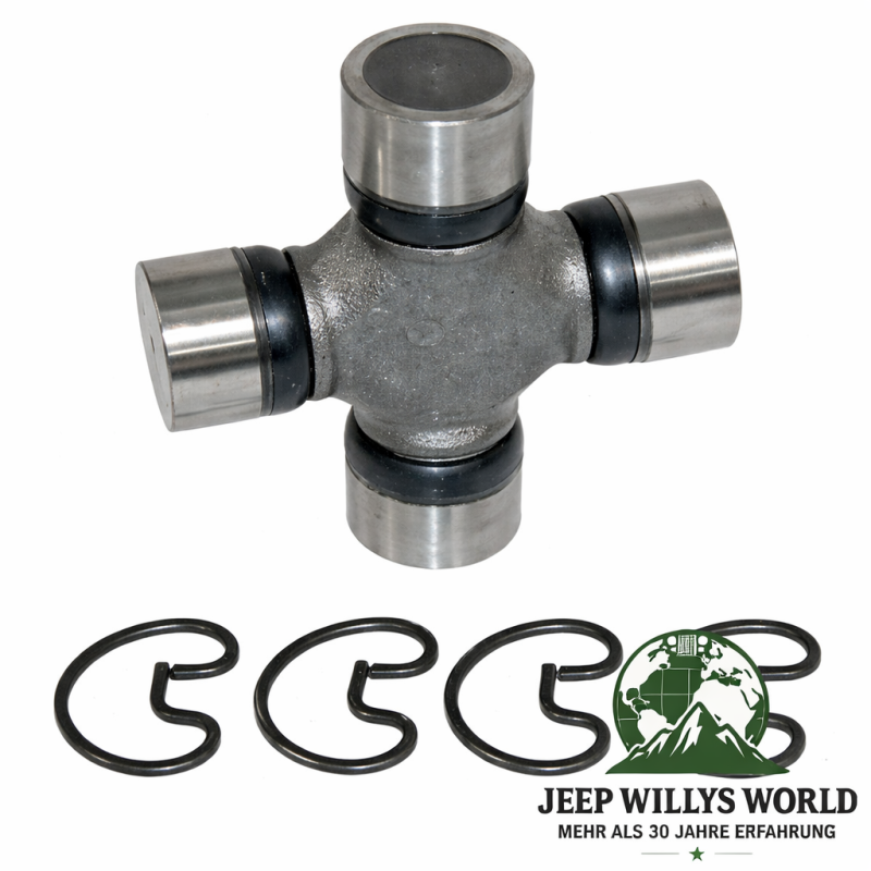 Kreuzgelenk Kardanwelle abschmierbar Jeep Willys + CJ + Wrangler + Cherokee + Grand Cherokee 41-07