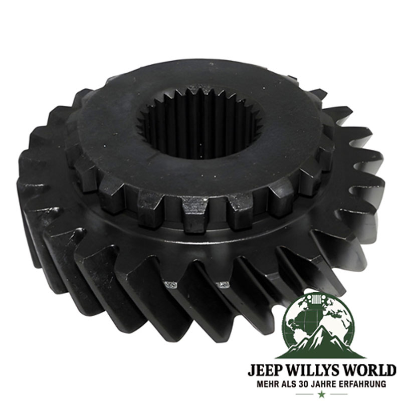 Input Gear Front Dana 300 Transfer Case Jeep CJ 80-86, Front Side.