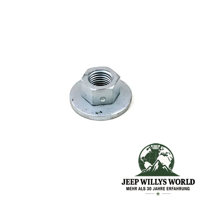 Mutter für den Stehbolzen am Abgaskrümmer für 4., 6. oder 8. Zylinder Motoren. Jeep Cherokee XJ / Wrangler YJ / TJ / Grand Cherokee ZJ / Comanche MJ (1984-1999).