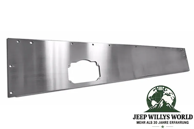 Armaturenbrett Panel Edelstahl Jeep CJ5 CJ7 CJ8 76-86