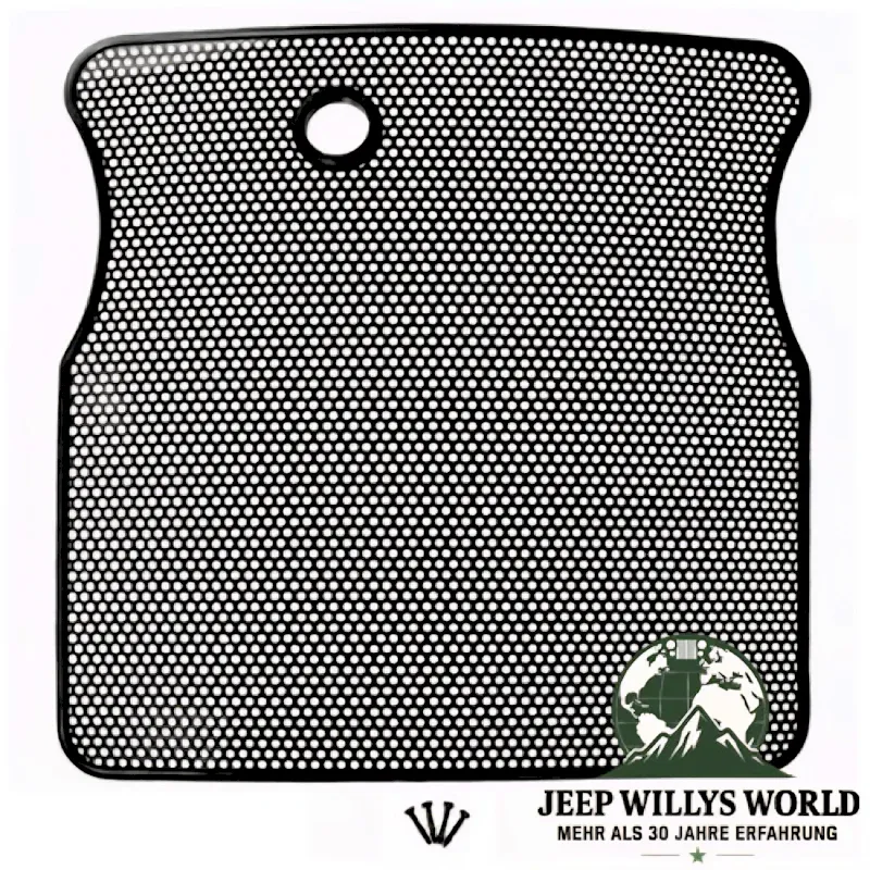 Bug Screen Shield Black Steel Jeep CJ 55-86