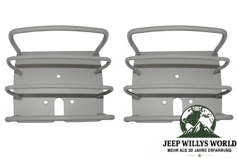 Tail Light Guards Pair Titan Look Jeep CJ + Wrangler 76-06