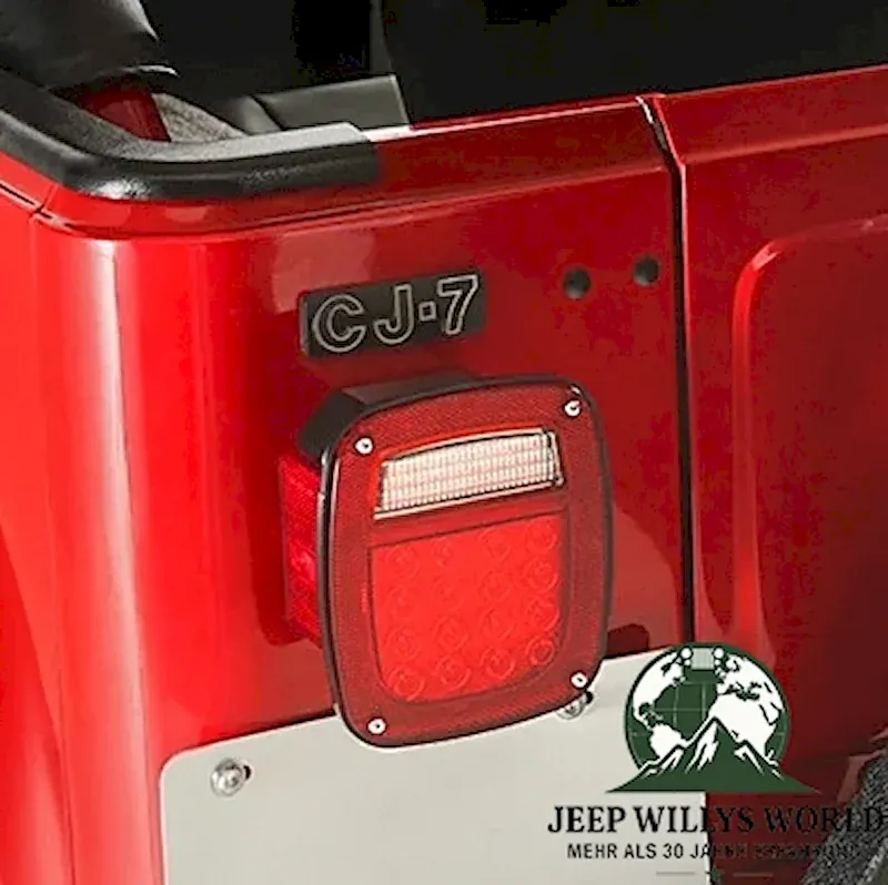 Tail Light LED pair US right + left Jeep CJ Wrangler 76-06