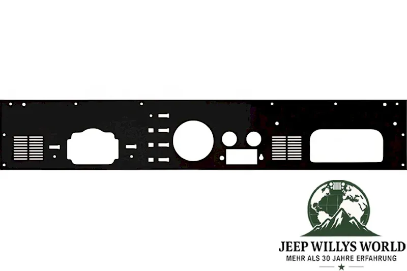 Dash Panel Black Jeep CJ5 CJ7 CJ8 76-86
