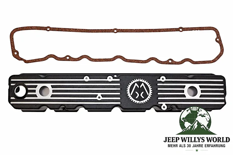 Ventildeckel Aluminium mit OMIX Logo Jeep CJ 4,2 L 6 Zyl. 81-86