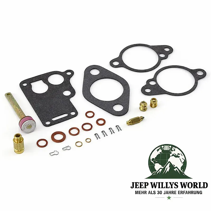 Carburetor Repair Set Carter 1-BBL L-Head Jeep Willys MB CJ + Ford GPW 41-53