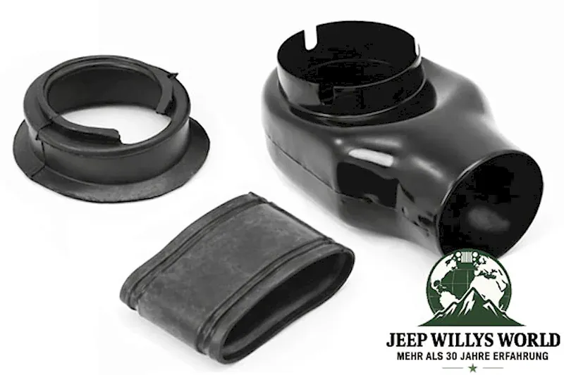 Vergaserhorn Ansaugrohr Set Jeep Willys MB M38 CJ2A CJ3A Ford GPW 41-53