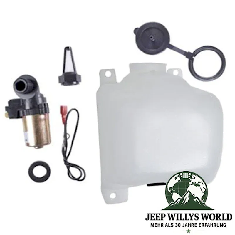 Scheibenwischer Wischwasserbehälter Set inkl. Pumpe Jeep CJ 72-86