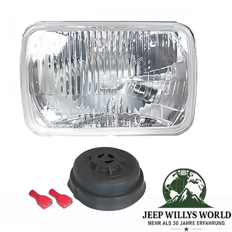 Scheinwerfer Einsatz H4 mit LWR Jeep Wrangler EU Modell 87-95