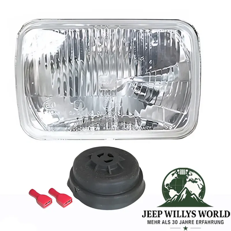Scheinwerfer Einsatz H4 ohne LWR Jeep Wrangler + Cherokee 84-95