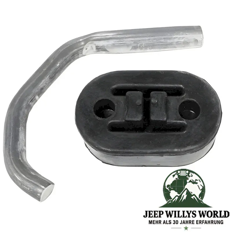 Auspuffgummi und Aufhänger Halter für 4,0L, 4,7L, 5,2L und 5,9L Benzin Motor. Jeep Grand Cherokee ZJ / ZG / WJ / WG (1996-2004).