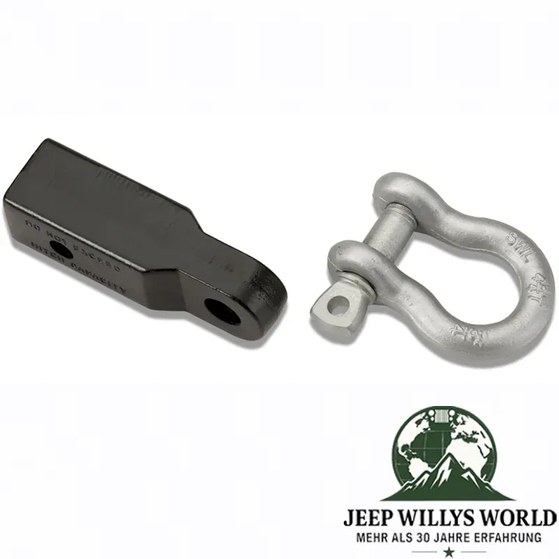 US Receiver Recovery Hitch with D-Ring Universal Jeep