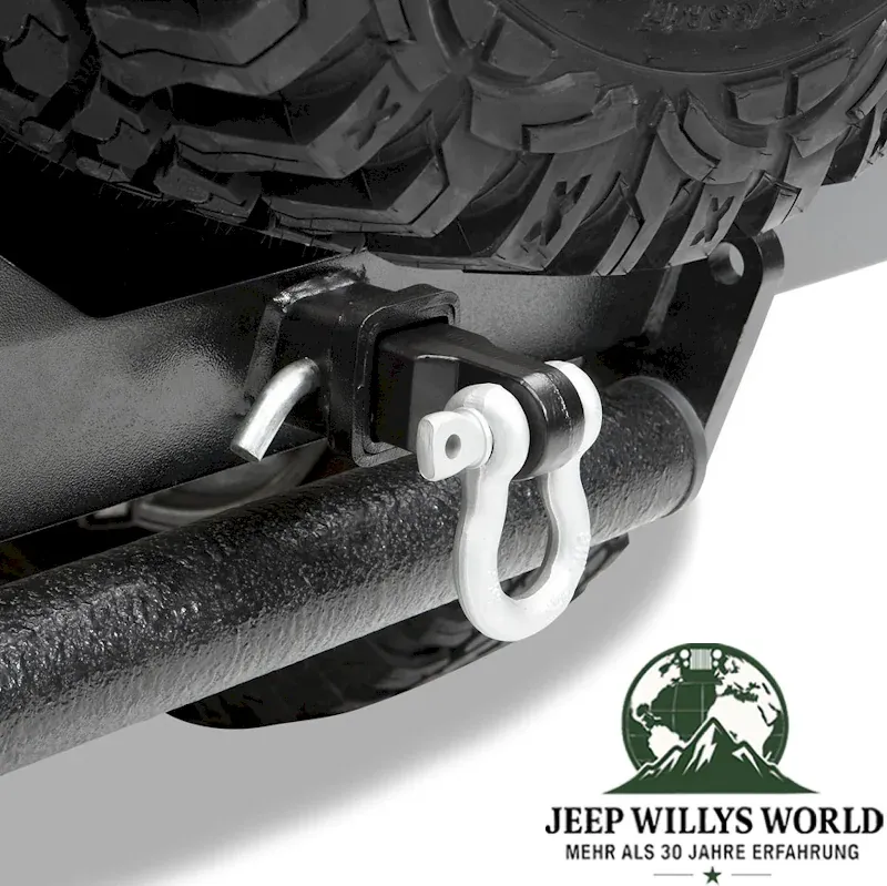 US Receiver Recovery Hitch with D-Ring Universal Jeep