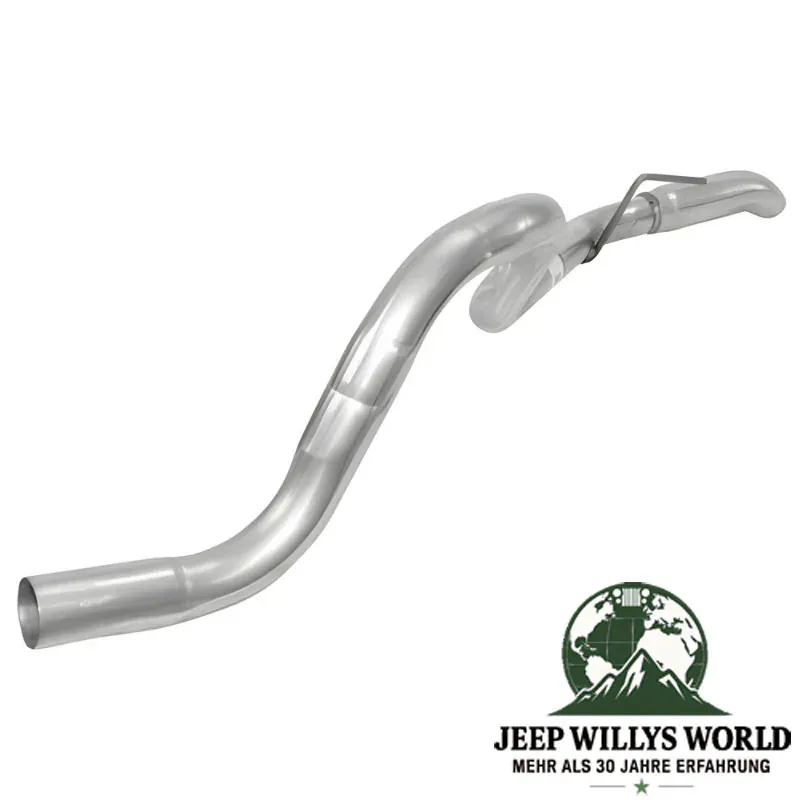 Endrohrbogen (aluminisiert) mit 2" (50,80 mm) Rohreinang für 4,0L und 5,2L Benzin Motor. Jeep Grand Cherokee ZJ / ZG (1992-1995).