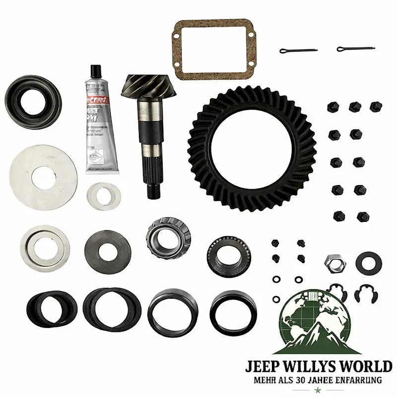 Ring & Pinion Set Differential Front Axle Dana 30 3.73 Jeep Wrangler + Cherokee  84-99