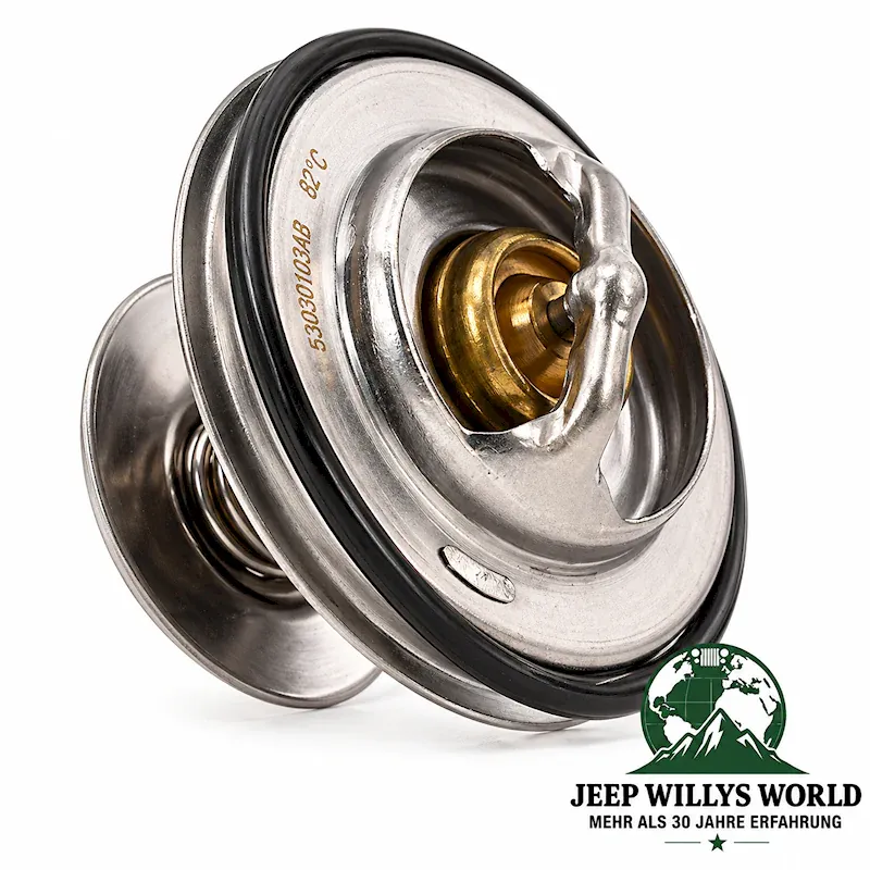 Thermostat 79° inkl. Dichtung Jeep Cherokee + Grand Cherokee 2,5 + 3,1 TD Diesel 94-01