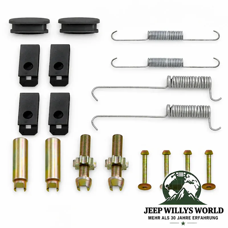 rear parking brake complete hardware set. Jeep Grand Cherokee ZJ ZG (1994-1998) full scope of delivery