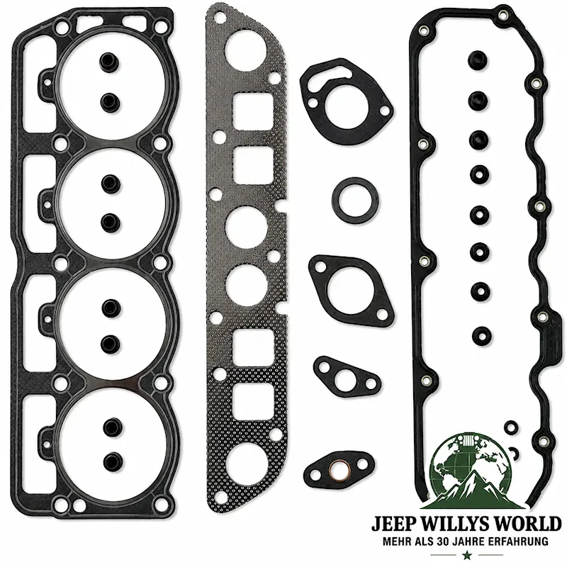 Crown Engine Gasket Set Upper Jeep Wrangler TJ / Cherokee XJ 2.5L Engine (1997-2002
