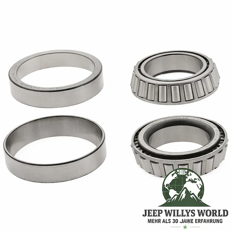 Differential Side Bearing Set Rear Axle AMC 20 + Dana 44 + Chysler 8.25 Jeep CJ + Cherokee + Grand Cherokee 76-12