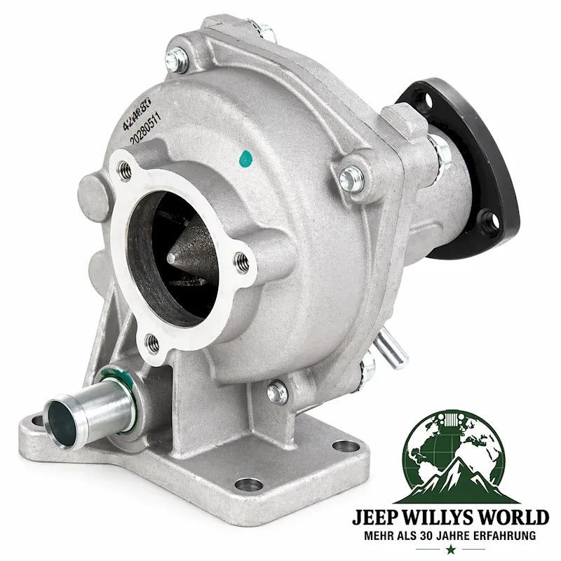 Wasserpumpe inkl. Gehäusedeckel für 2,5L & 3,1L TD (Turbo Diesel) Motor. Jeep Cherokee XJ / Grand Cherokee ZJ ZG WJ WG (1996-2001)
