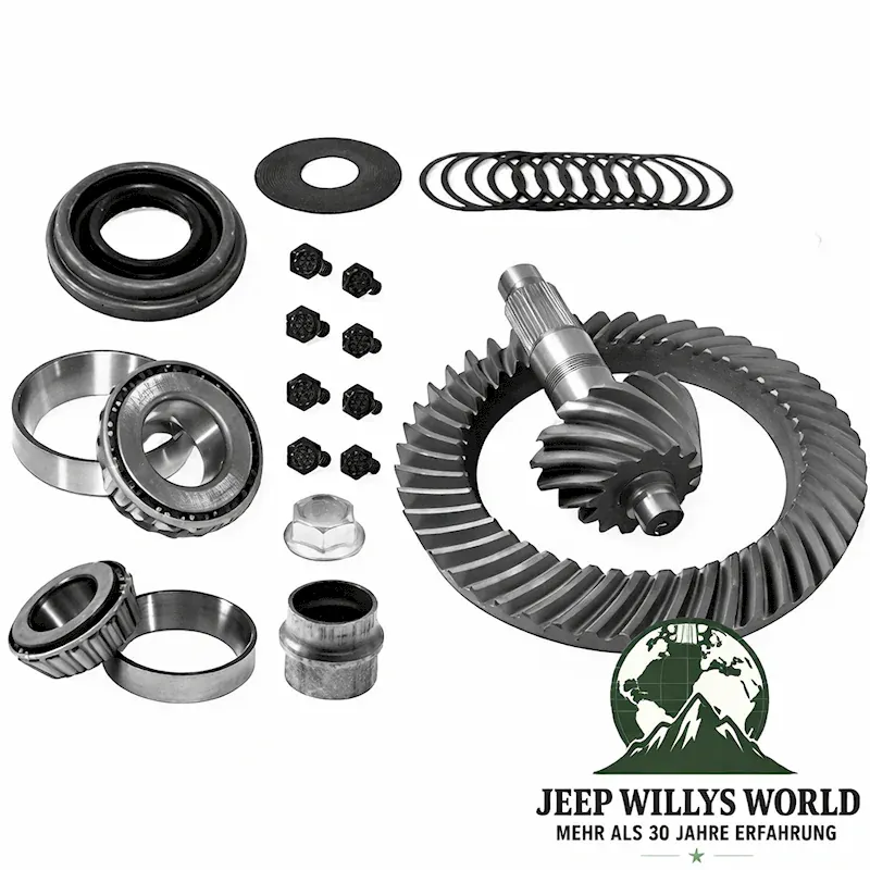 Kegelrad & Tellerrad Set vorne Dana 30 Ratio 3.55 Jeep Wrangler + Grand Cherokee 96-01.10.00