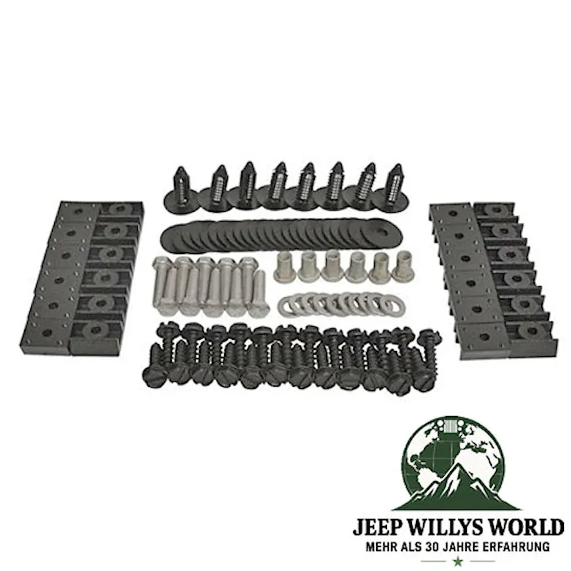 Fender Flare Hardware Kit Jeep Wrangler TJ 97-06
