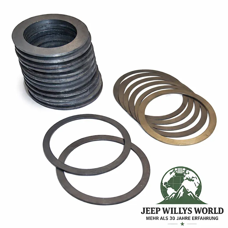 Differential Einstellscheiben Master Kit Dana 35 Hinterachse Jeep Wrangler + Cherokee + Grand Cherokee 84-06